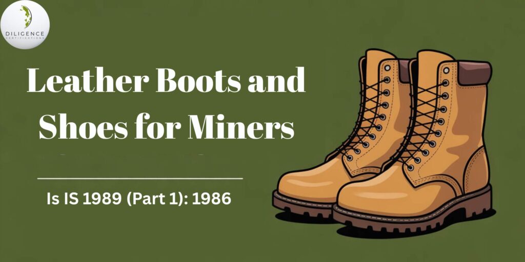BIS Approved Leather Boots And Shoes For Miners IS 1989