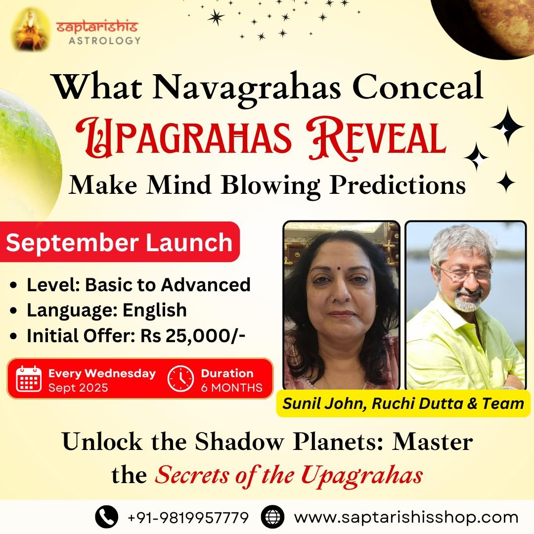 Upagrahas: Turn Rare Knowledge Into Astrological Power - Upagrahas Demystified | Saptarishis Astrology