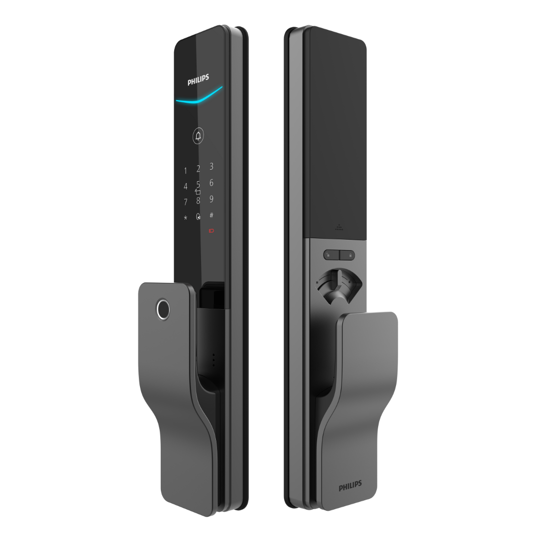 Khóa cửa vân tay PHILIPS DDL801-5HBS hiện đại kết nối Wifi