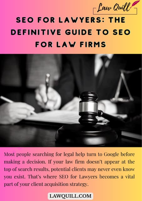 SEO for Lawyers The Definitive Guide to SEO for Law Firms.pdf