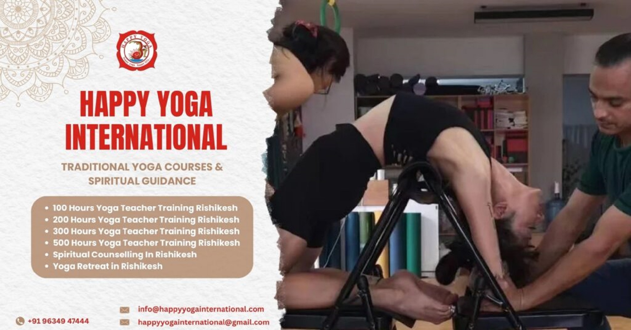 Happy Yoga International Cover Image