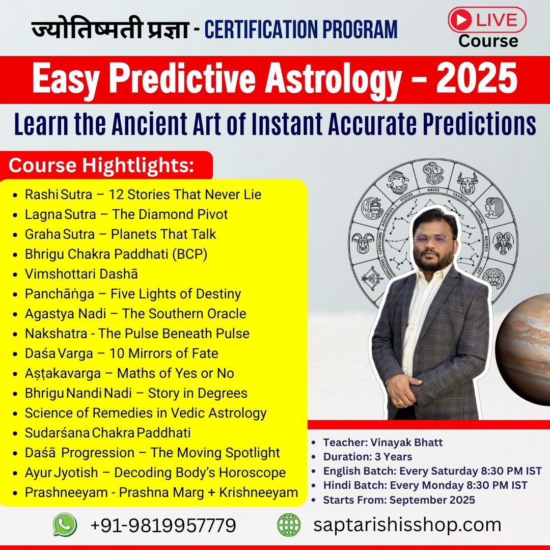 Easy Predictive Astrology – 2025 | Saptarishis Astrology