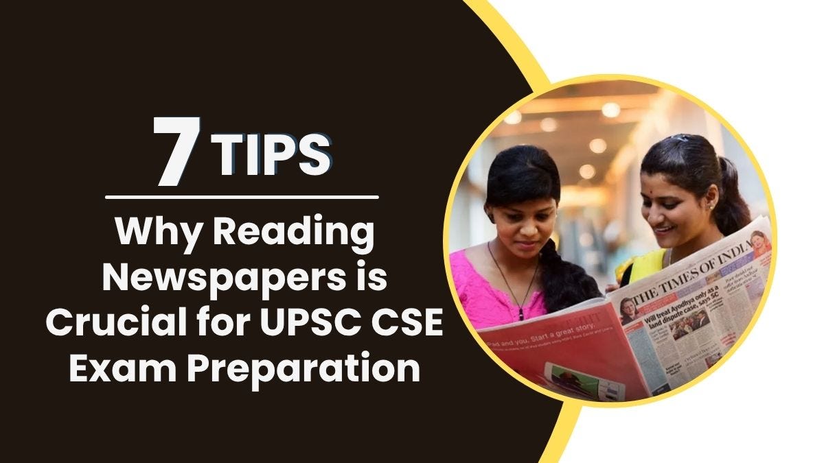 Why Reading Newspapers is Crucial for UPSC CSE Exam Preparation | by Vajirao and Reddy IAS Institute | Jul, 2025 | Medium