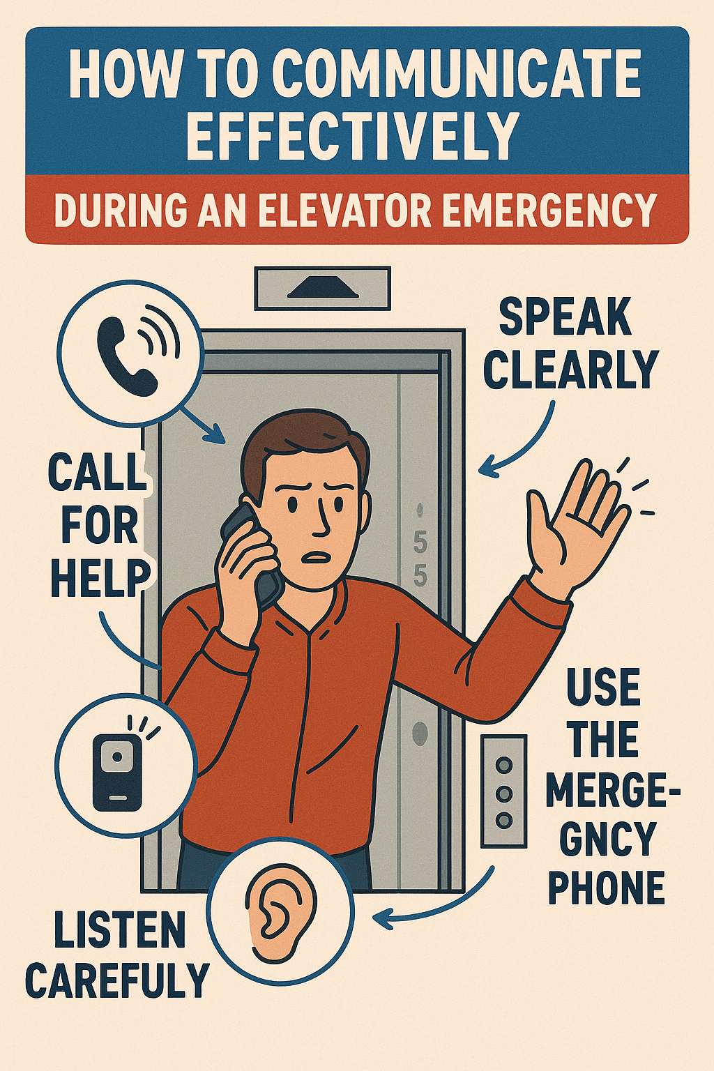 How to communicate effectively during an elevator emergency? - SmartSkill97
