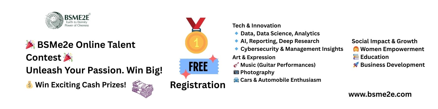 Online Talent Contest BSMe2e Cover Image