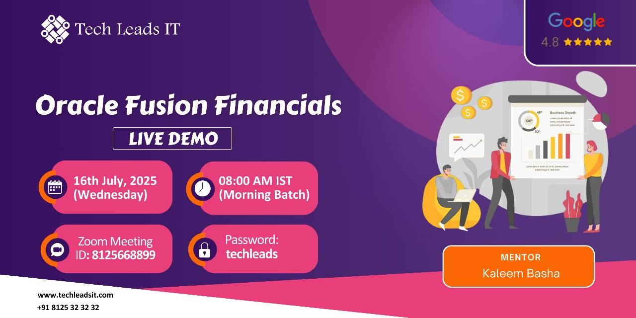 Master Oracle Fusion Financials Course - Live Demo Tickets, July 16, 2025 8:00 AM | Metooo