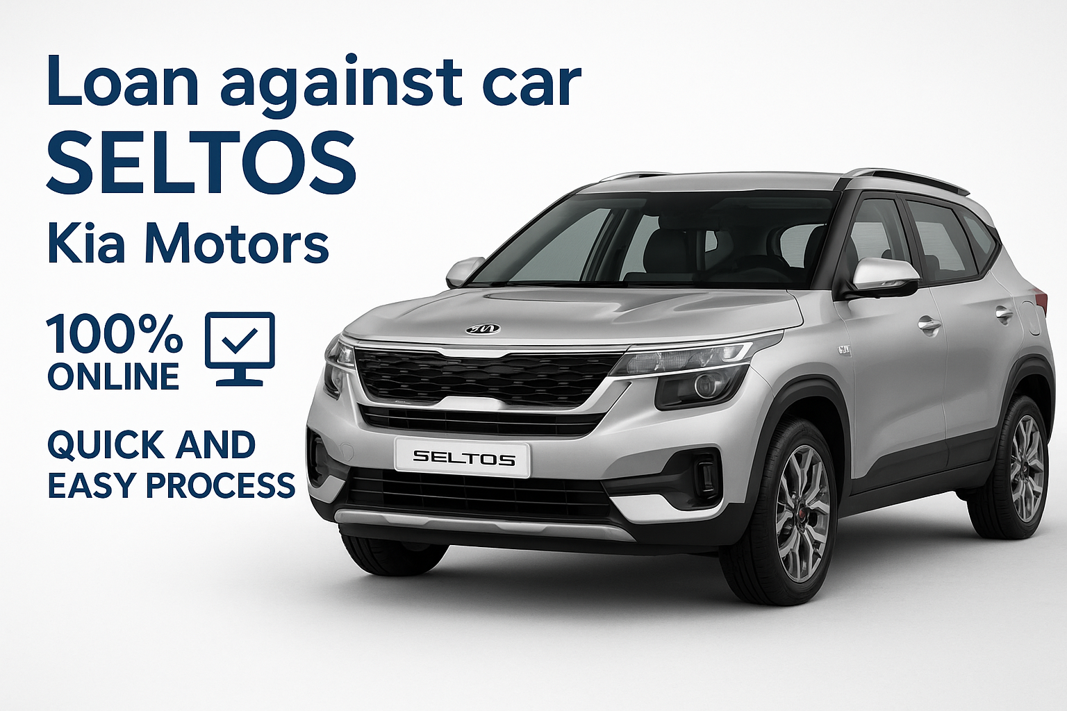 Loan against car Seltos, Kia Motors 100% online with quick and easy process - Vanshika Enterprises