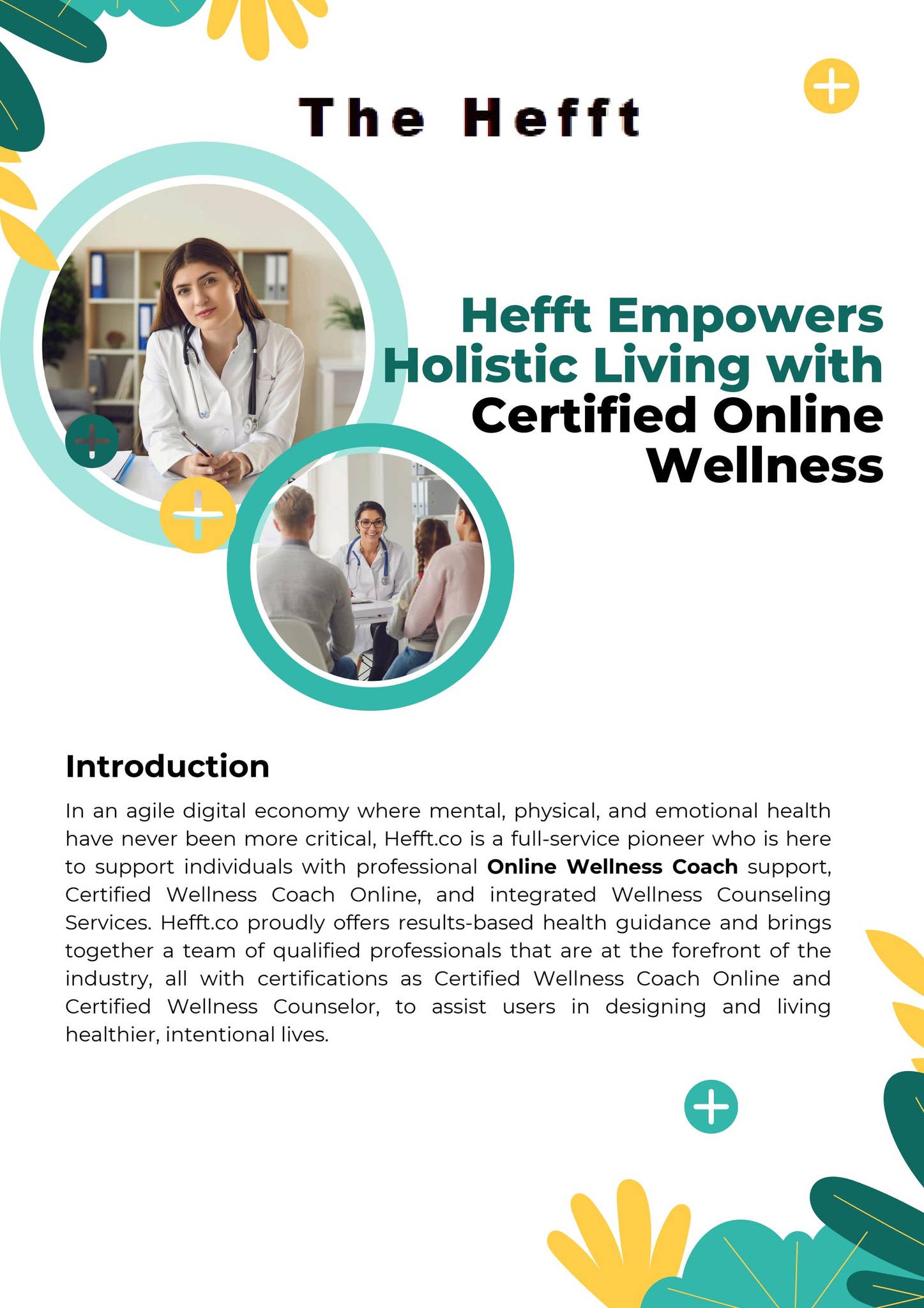 Hefft Empowers Holistic Living with Certified Online Wellness