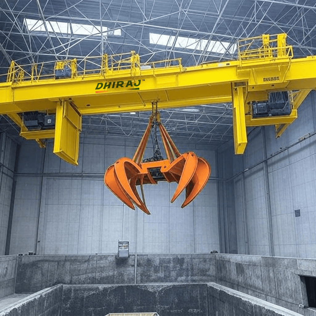 Grab Bucket EOT Crane Manufacturer | Grab Cranes & Grab Buckets Supplier