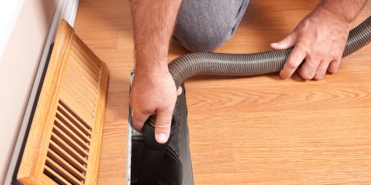 How do professionals clean air ducts?