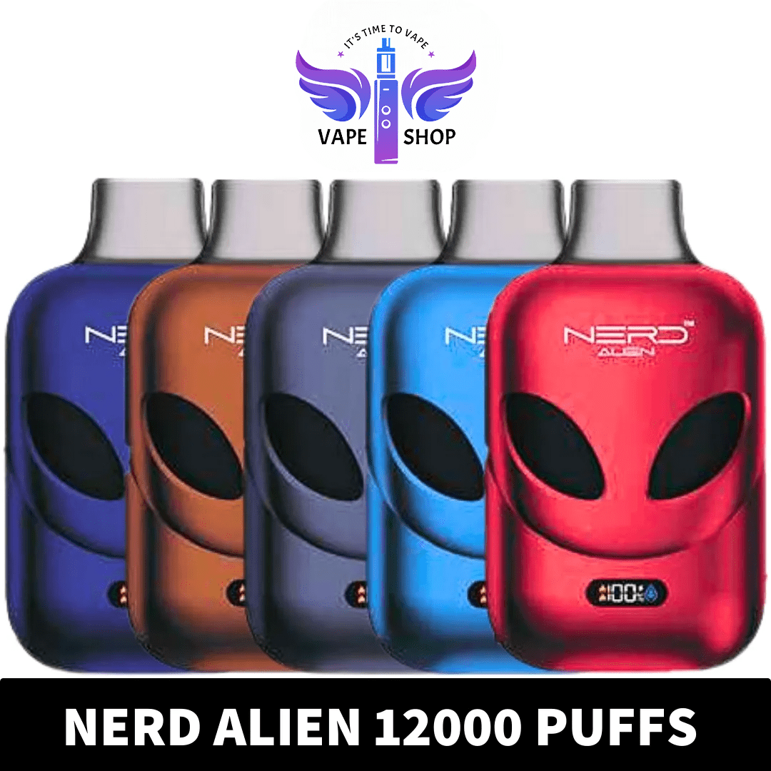 NERD Alien 12000 Puffs 20MG Disposable Vape In UAE