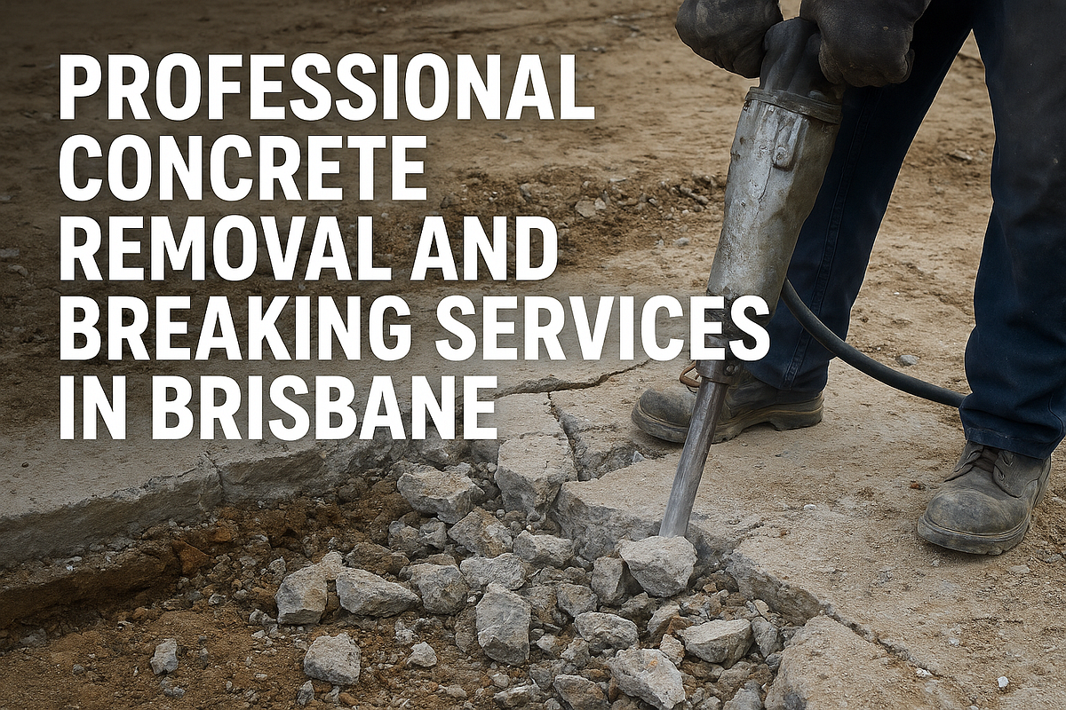 Professional Concrete Removal And Breaking Services In Brisbane