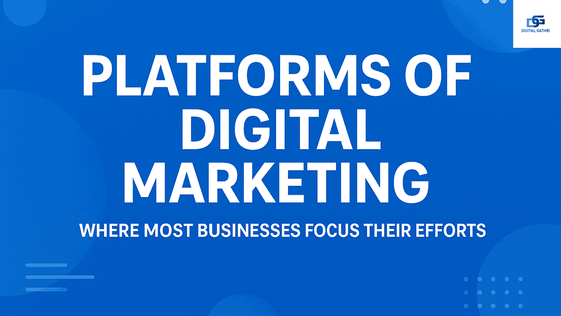 Platforms of Digital Marketing : Google vs Social Media Channels