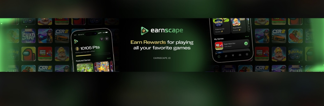 Earnscape - Play. Stream. Earn. Cover Image