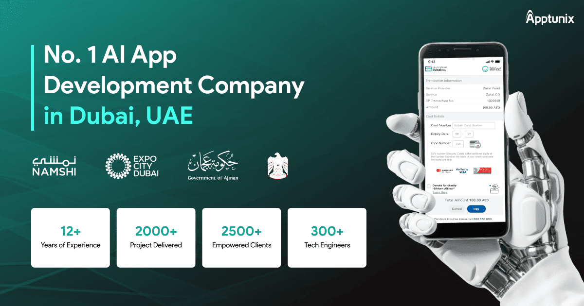 Top AI App Development company in Dubai, UAE