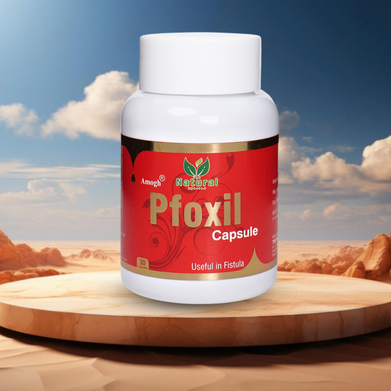 Pfoxil Capsule - Helps in Blocking Fistula Track | The Natural Ayurved