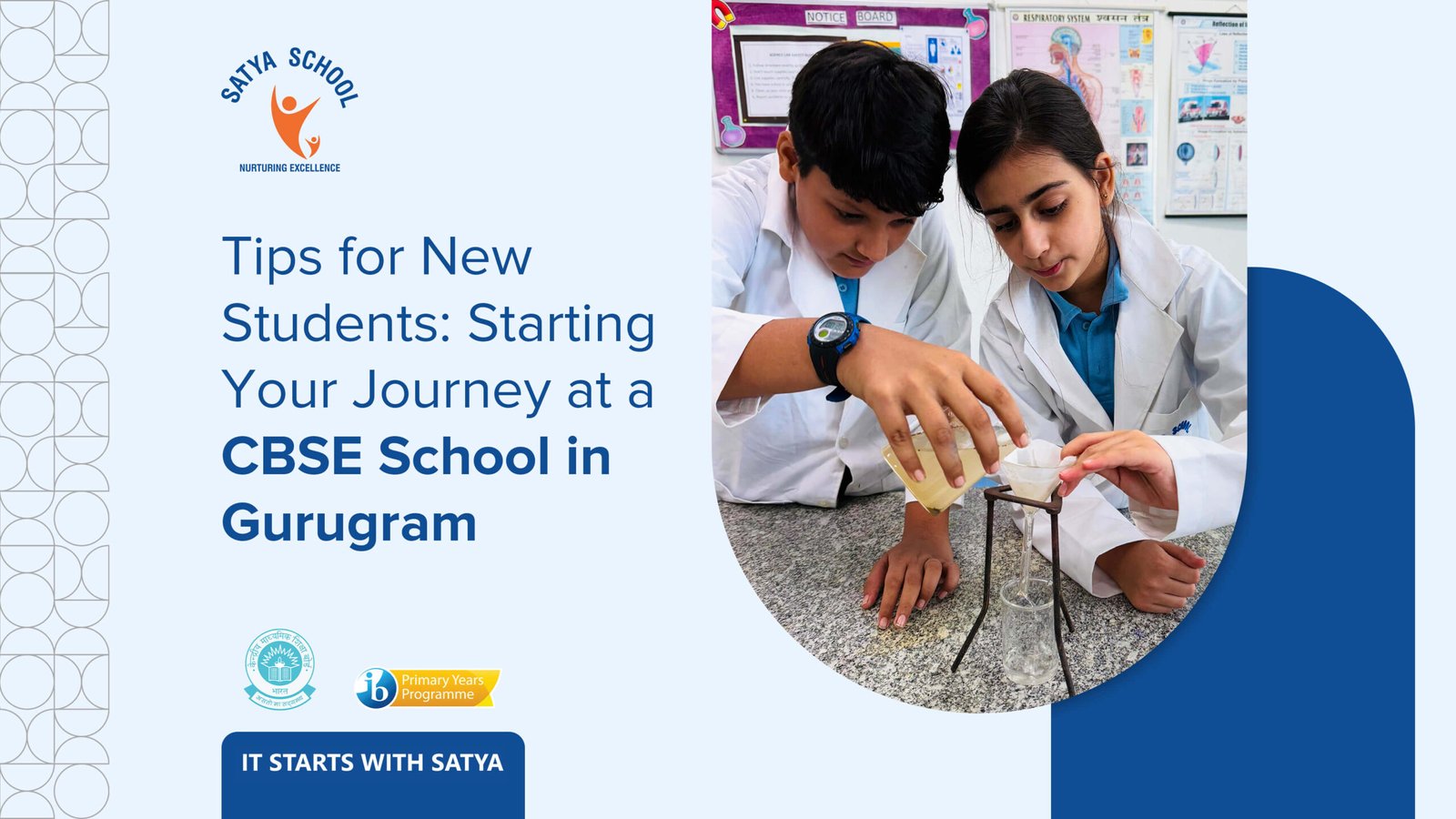 Tips for New Students: Starting Your Journey at a CBSE School in Gurugram - Satya School