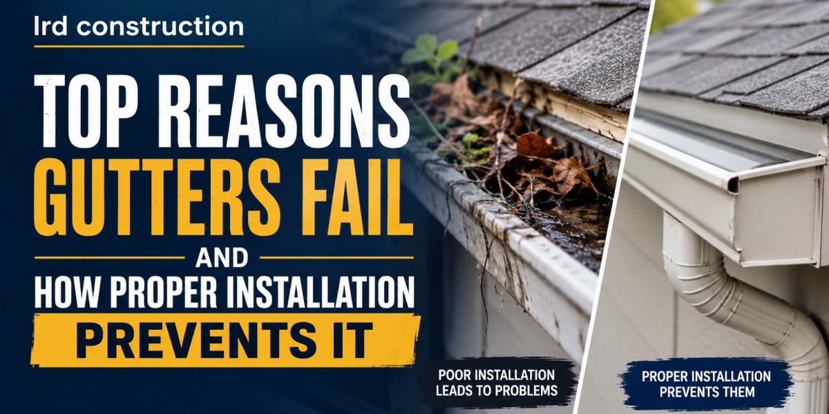 Top Reasons Gutters Fail and How Proper Installation Prevents It