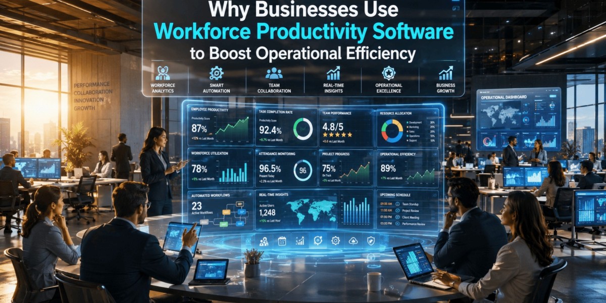 Why Businesses Use Workforce Productivity Software to Boost Operational Efficiency