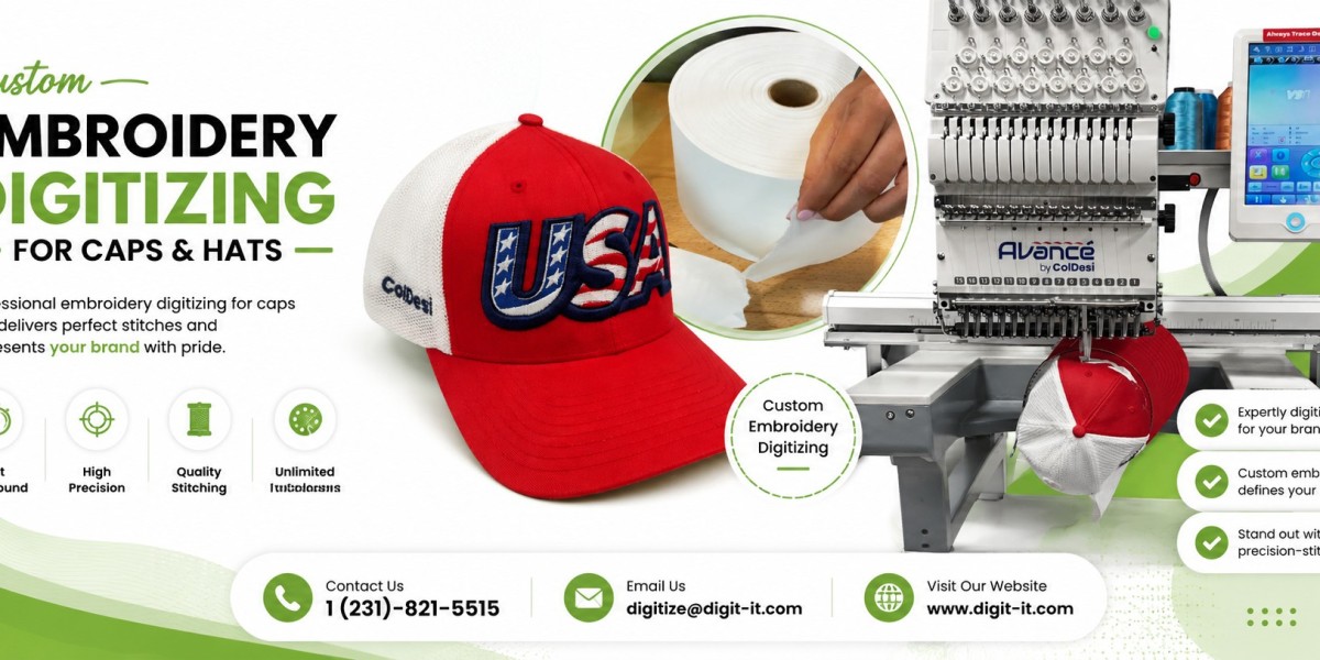 Premium Quality Cap Embroidery Digitizing USA – Precision That Elevates Every Design