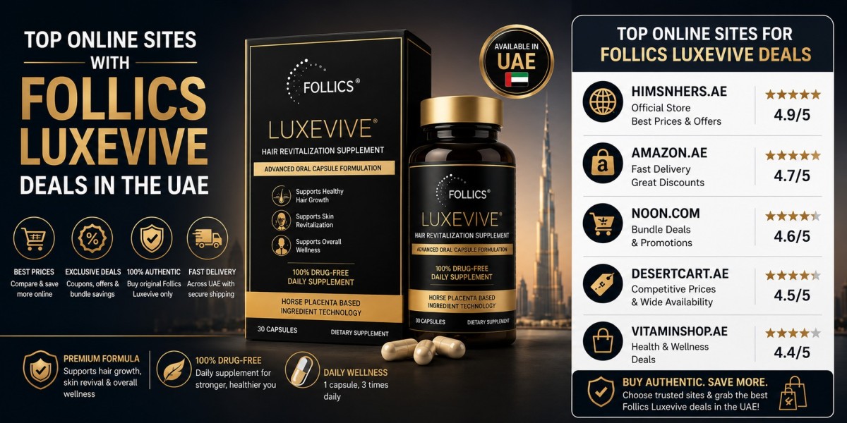 Top Online Sites with Follics Luxevive Deals in the UAE