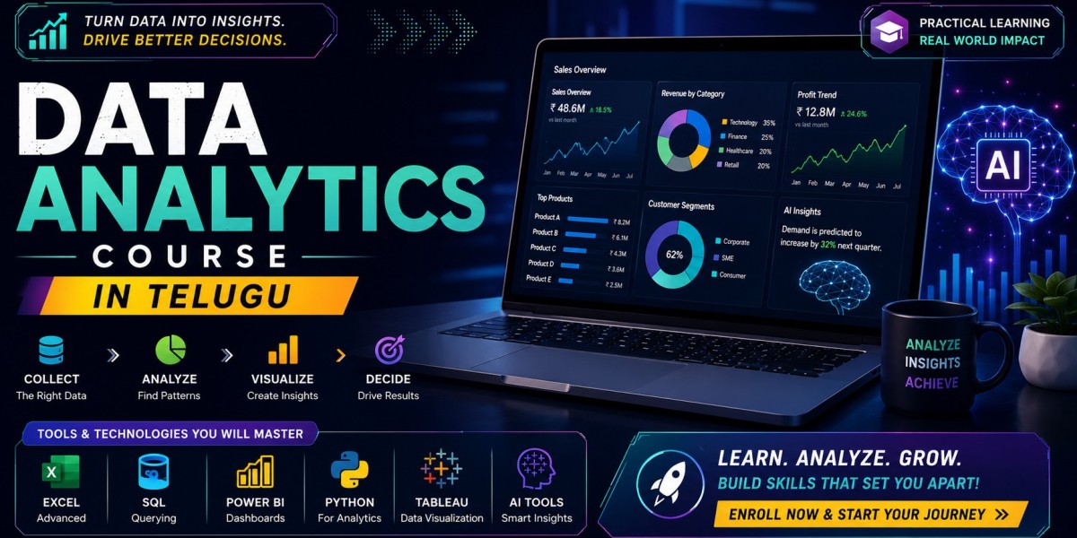 Complete Data Analytics Course in Telugu for Career Growth