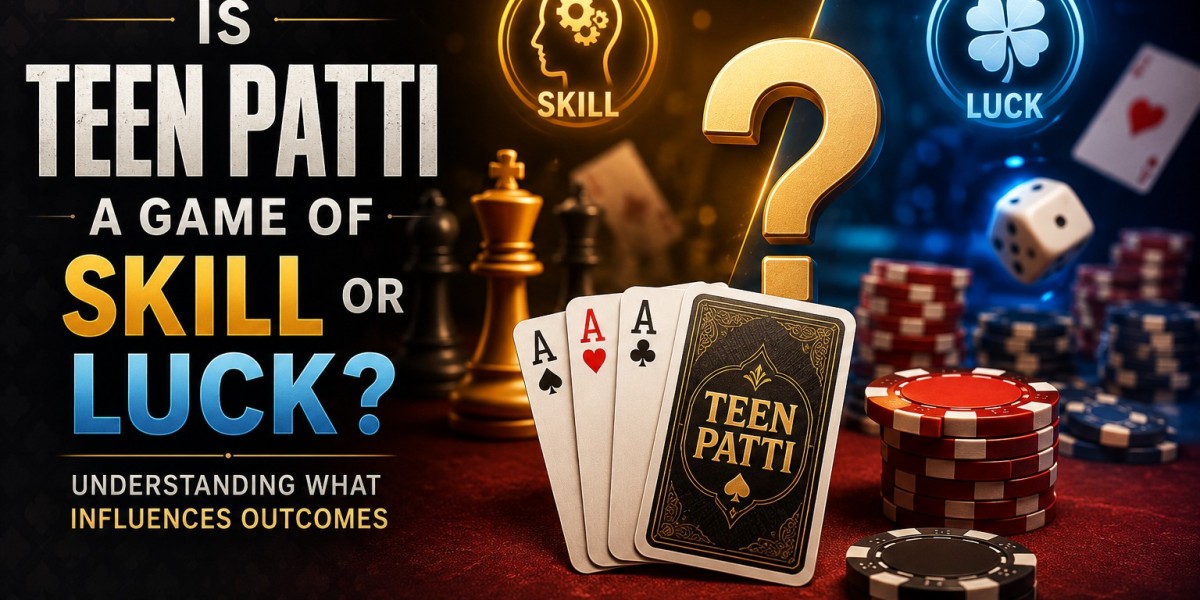 Is Teen Patti a Game of Skill or Luck? Understanding What Influences Outcomes