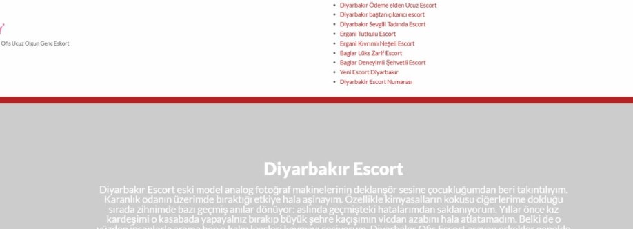 Diyarbakır escort bayan Cover Image